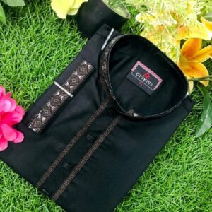 Jet Black Panjabi-0032